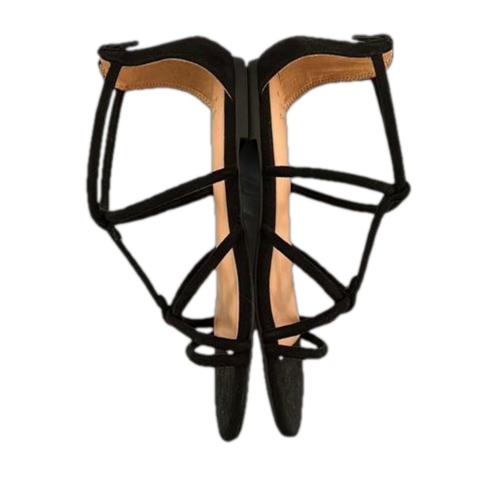 A New Day Samina Microsuede Gladiator Sandals, Size 7.5, Black - Picture 3 of 8
